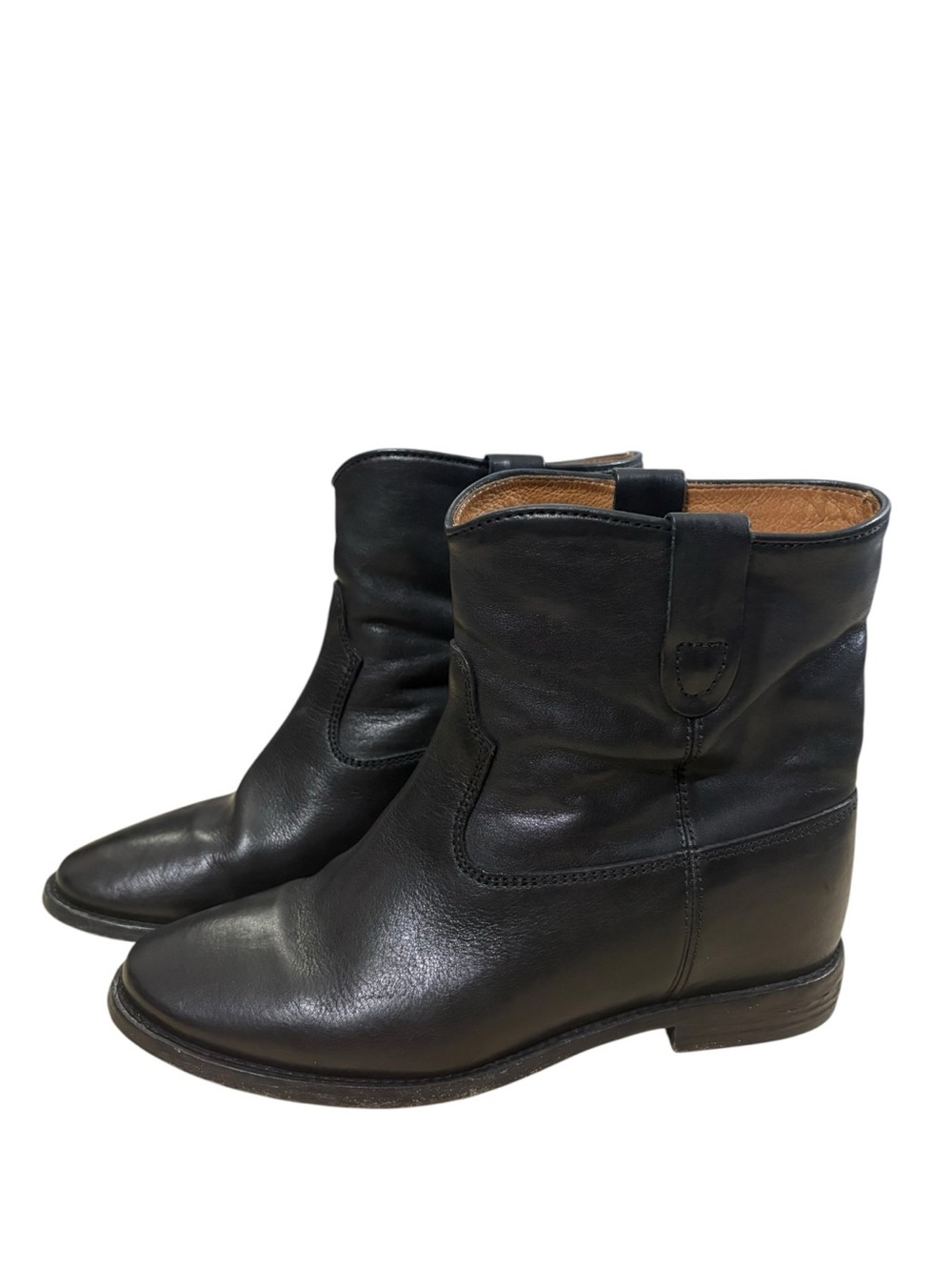 Isabel Marant Etoile Cluster Pull On Leather Boots - Picture 2 of 11